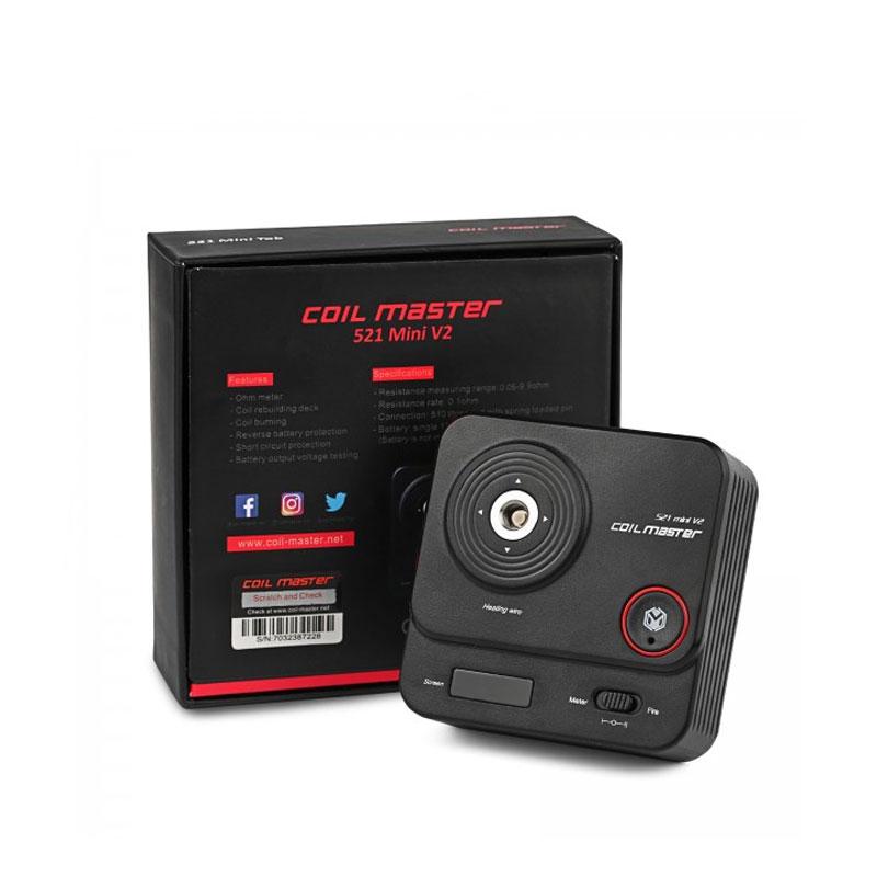 Coil Master Tab 521 Mini V2 ohm Reader Package Contents