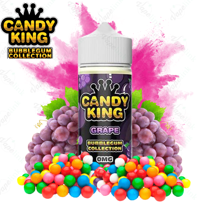 Candy King Grape Bubblegum Collection E Juice Vapelink Australia