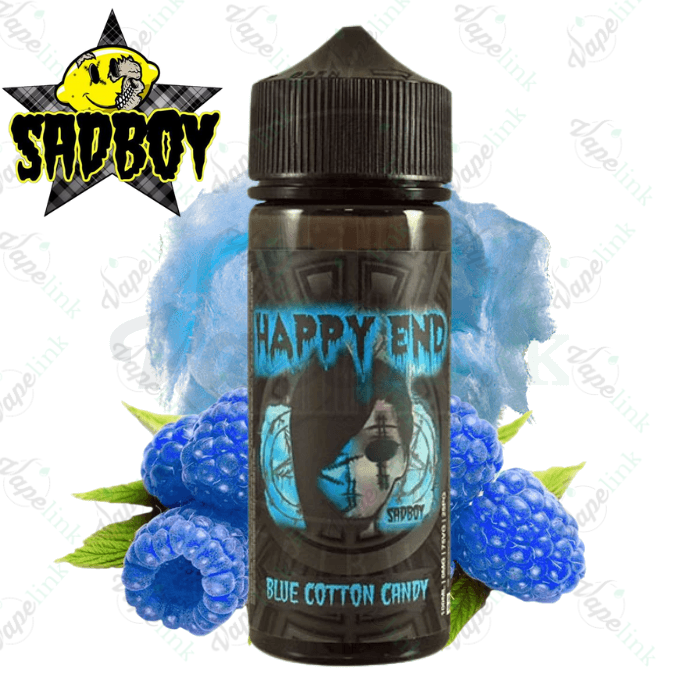 Blue Cotton Candy Vape Juice Blue Cotton Candy by Sadboy Happy End 100ml Blue Cotton Candy Vape Juice Blue Cotton Candy by Sadboy Happy End 100ml
