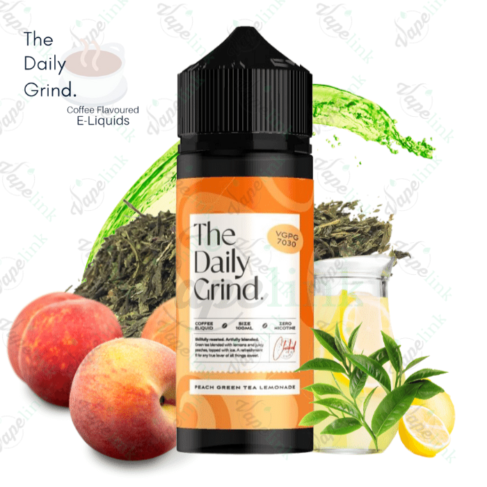 The Daily Grind - Peach Green Tea Lemonade 100ML
