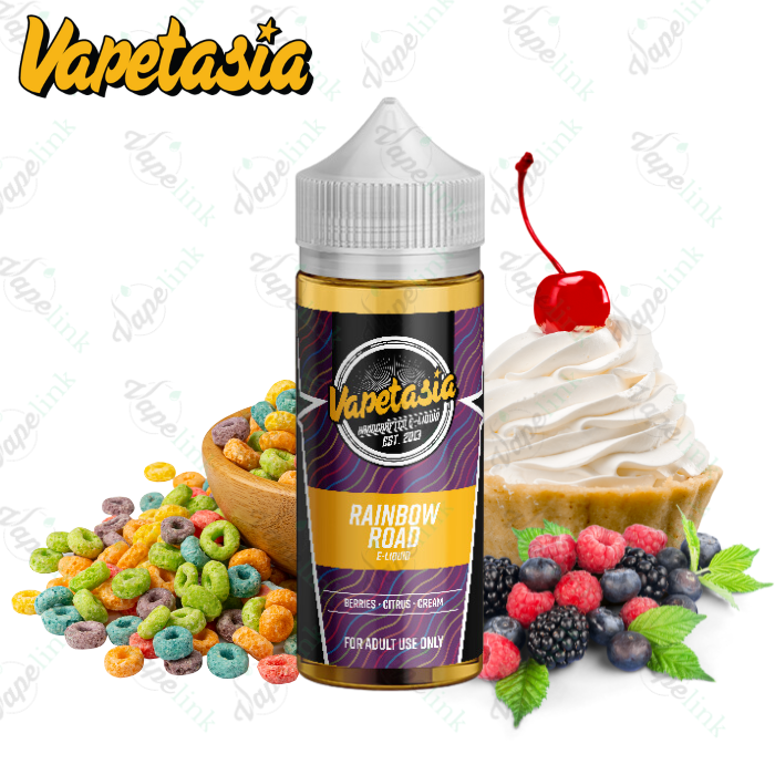 Rainbow Railroad Vapetasia - Rainbow Road - 30mL Salts Australia Royalty 2 Rainbow Railroad Vapetasia - Rainbow Road - 30mL Salts Australia Royalty 2