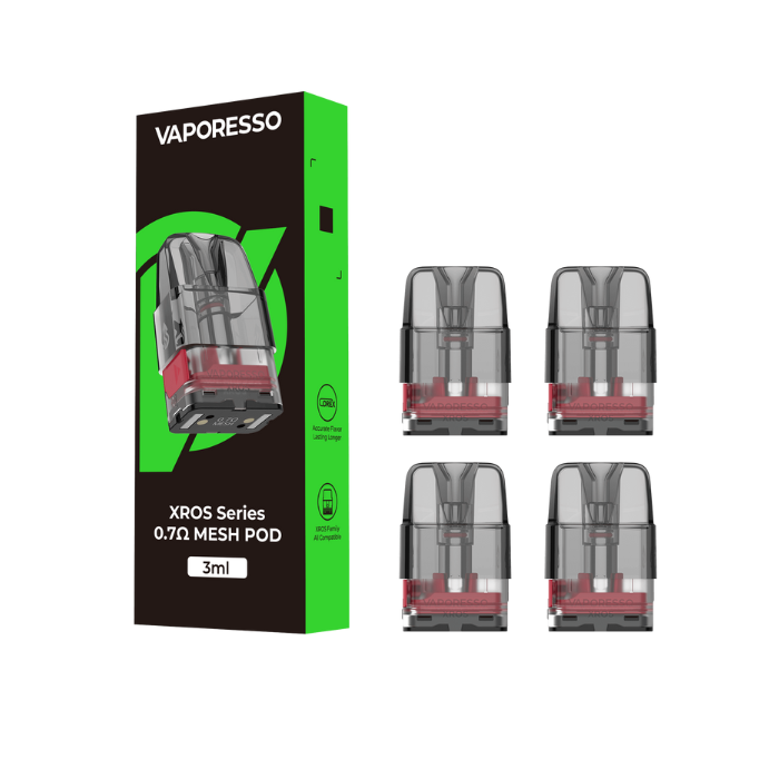 Vaporesso XROS Pod Cartridges 2ml/3ml 4-Pack