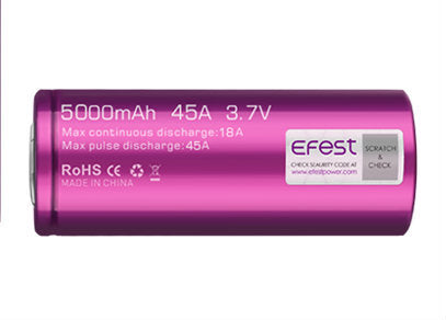 Efest 26650 40A 5000mAH Rechargeable Li-ion Battery (1pc/pack)