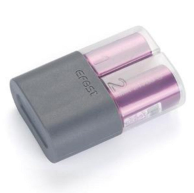 Efest Dual Plastic Storage Case for 20700 or 21700 Battery
