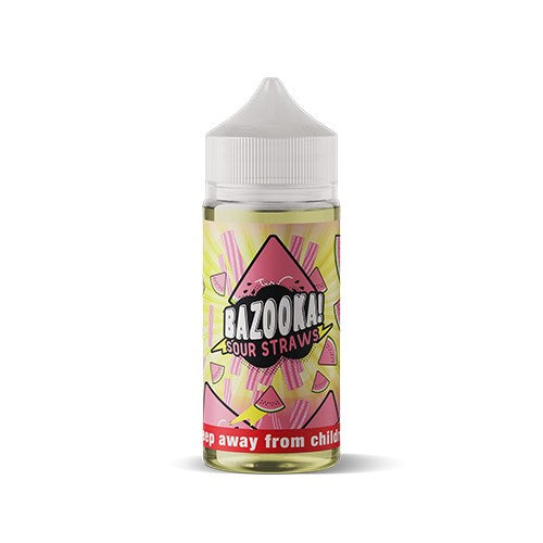 Bazooka Sour Straws E-Liquids - Watermelon