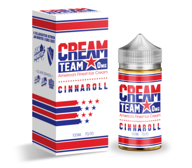 Cinnaroll By The Cream Team USA E Juice 100ml