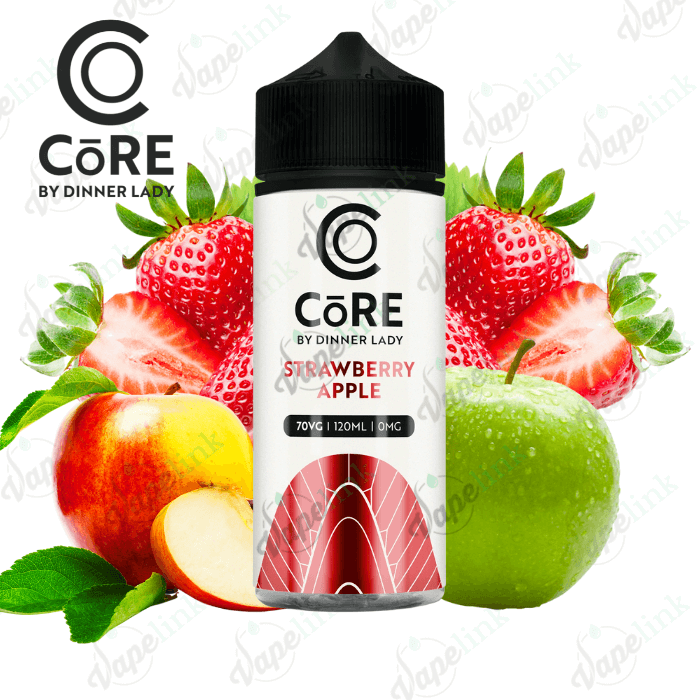 Strawberry Apple - Core By Dinner Lady E-Liquids - Vapelink Vape Shop Australia