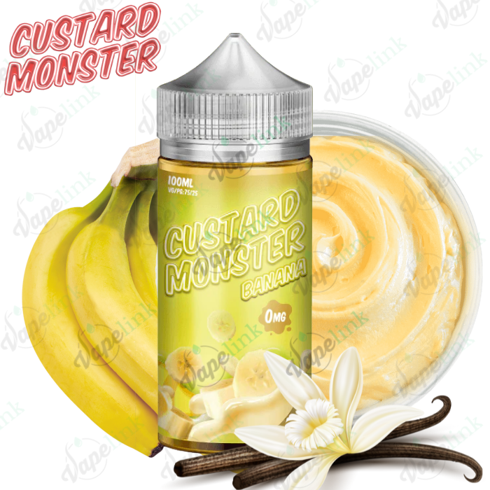 Custard Monster - Banana - Vapelink Vape Shop Australia