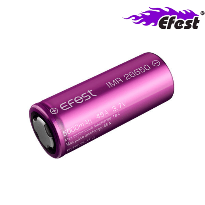 Efest 26650 45A 5000mAH Battery - Vapelink Vape Shop Australia
