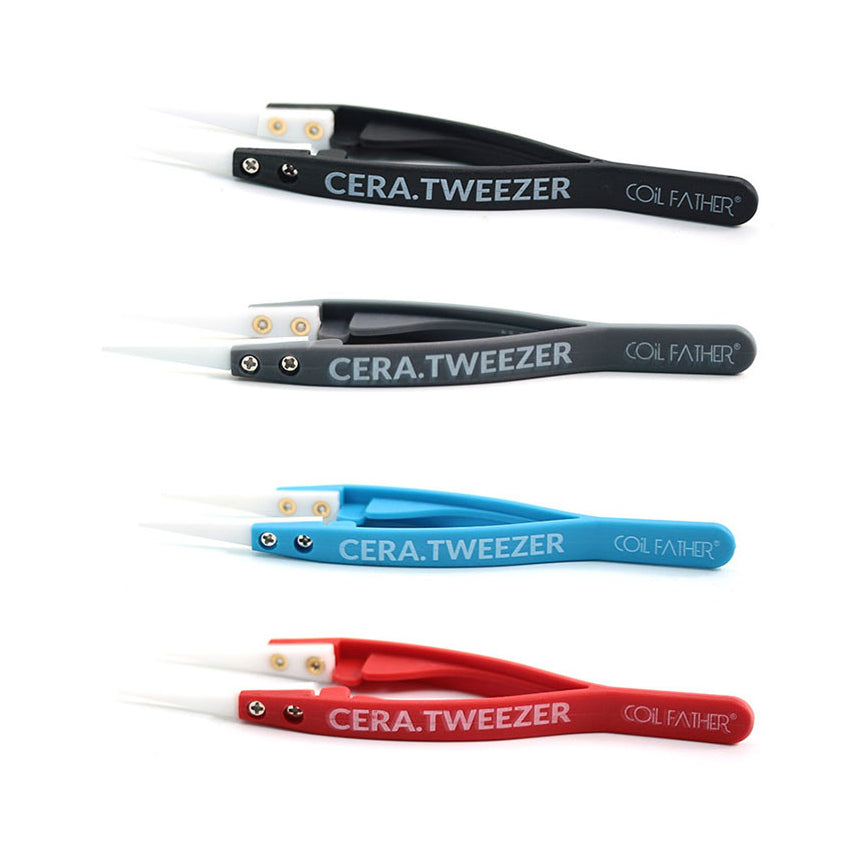 Coil Father Elastic Ceramic Tweezers All Colours