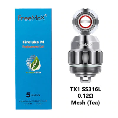 Freemax Fireluke M Replacement Coils (5pcs/pack) - TX! SS316L