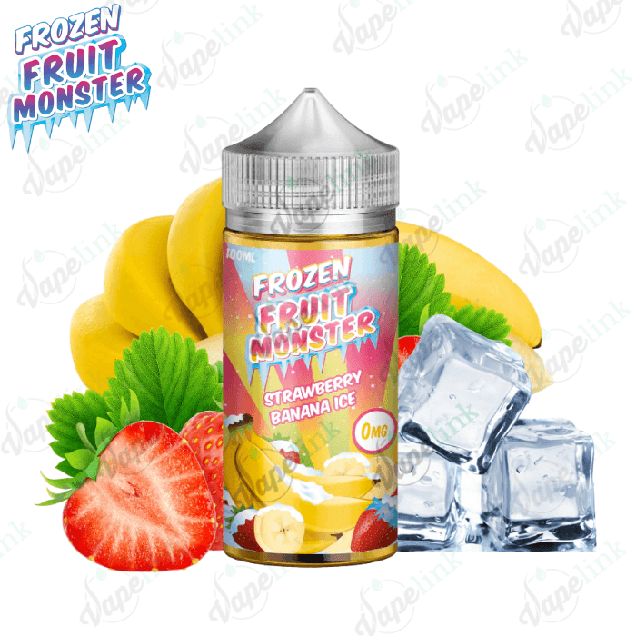 Frozen Fruit Monster - Strawberry Banana Ice - Vapelink Vape Shop Australia