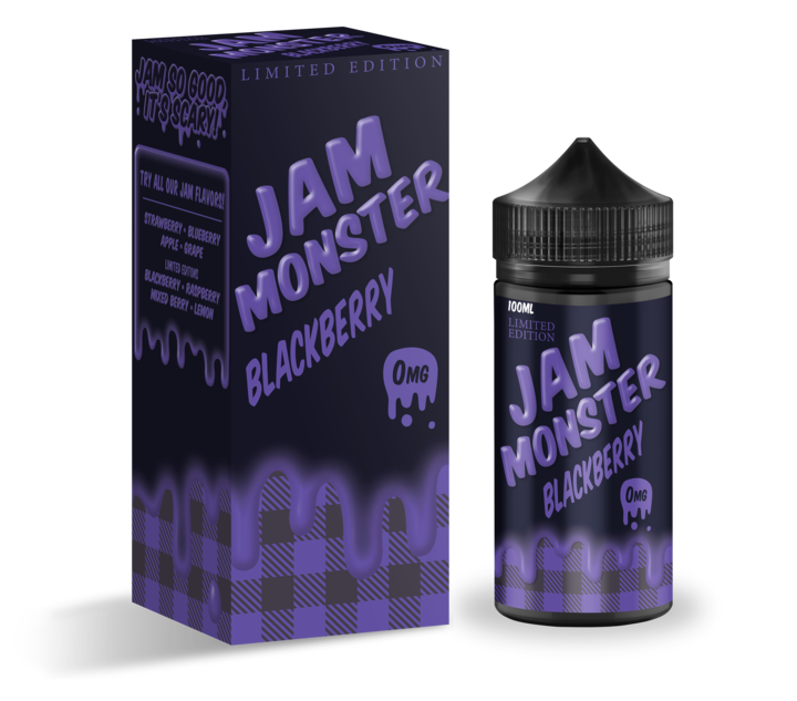 Blackberry by Jam Monster boxed bottle