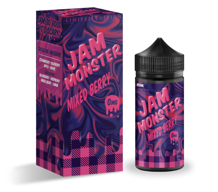 Mixed Berry By Jam Monster USA 100ml