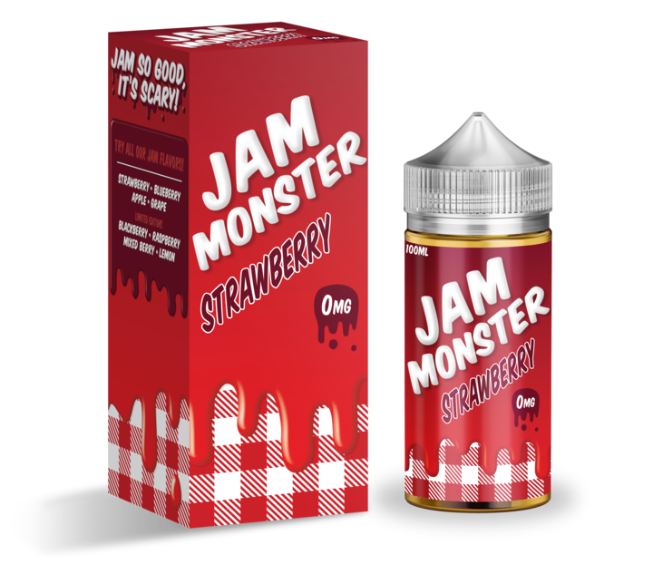 strawberry by jam monster vape juice
