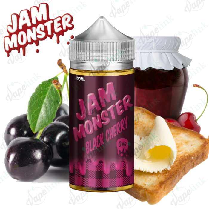 Jam Monster Black Cherries - Vapelink Vape Shop Australia