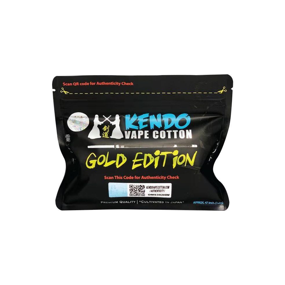 Kendo Vape Cotton Gold Edition