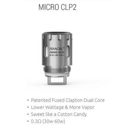 SMOK Micro CLP Coils 0.3ohm (5pcs/pack)