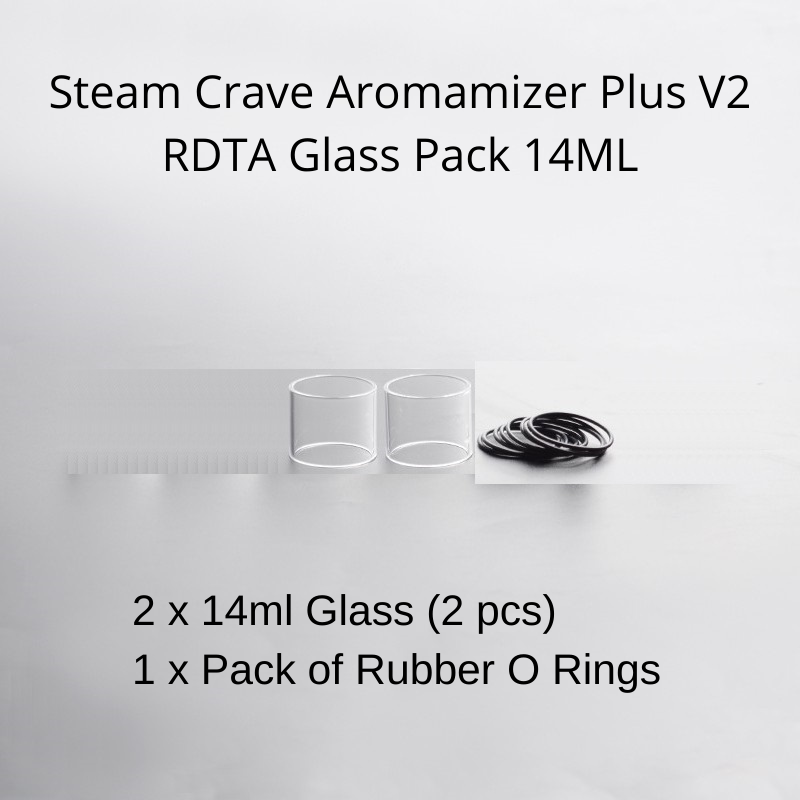 Steam Crave Aromamizer Plus V2 RDTA Glass Kit Options