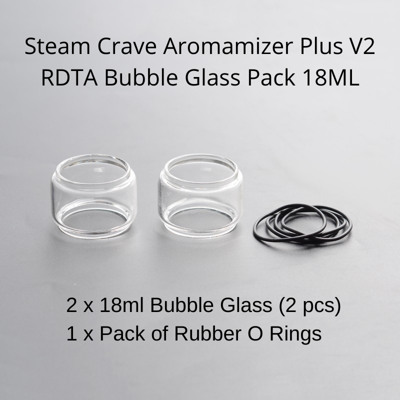 Steam Crave Aromamizer Plus V2 RDTA Glass Kit Options