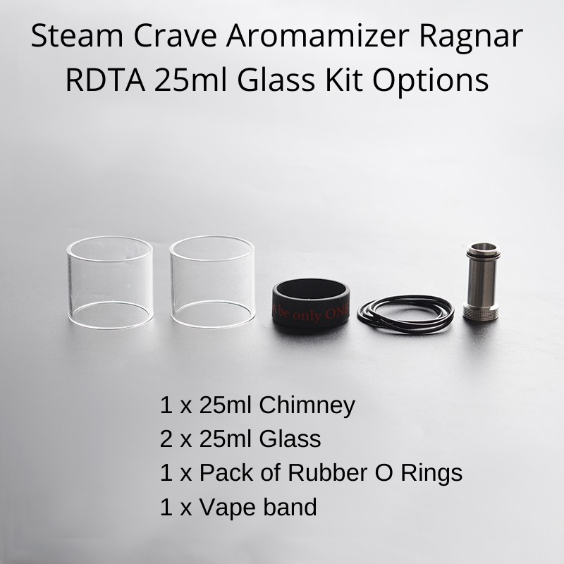 Steam Crave Ragnar RDTA Glass And Extension Set