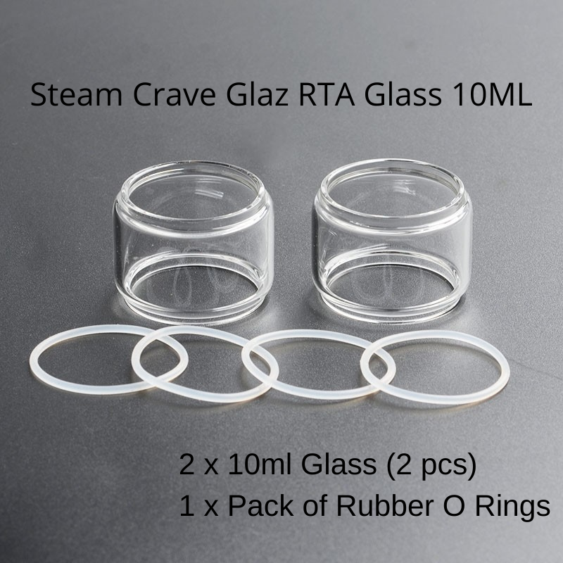 Steam Crave Glaz RTA Glass Options