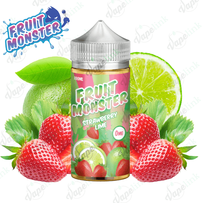 Frozen Fruit Monster - Strawberry Lime - Main- Vapelink Vape Shop Australia