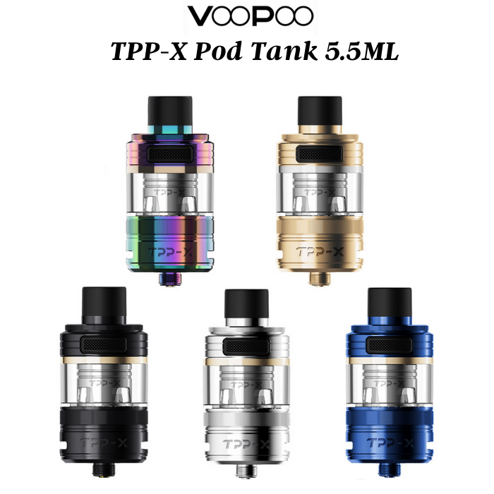 VOOPOO TPP X Pod Tank 5.5ml-All Colours