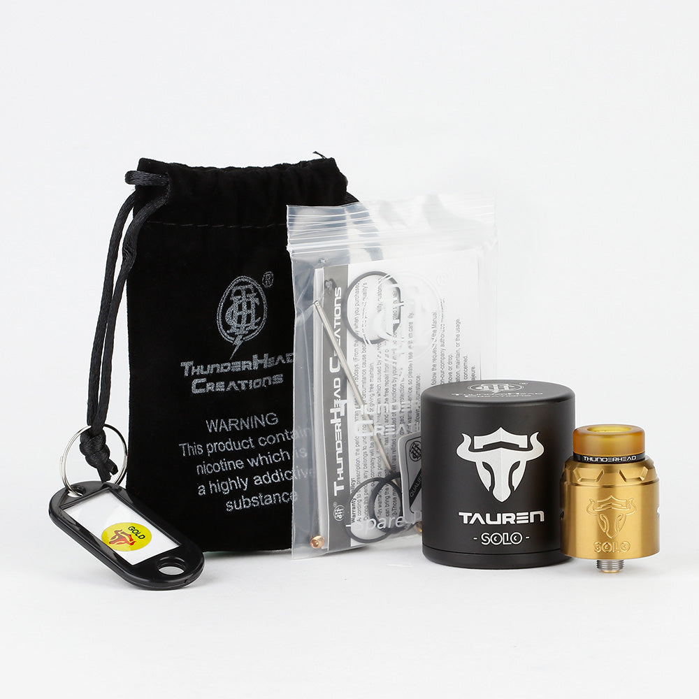 THC Tauren Solo 24mm RDA Package Contents