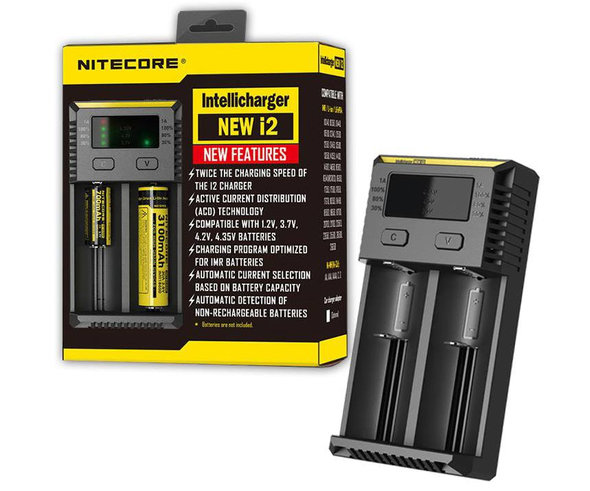 Nitecore Intellicharger i2 Battery Charger - Vapelink Vape Shop Australia