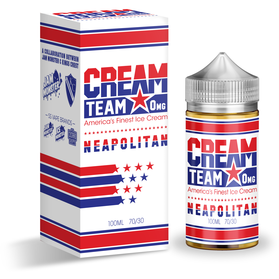 Neapolitan By The Cream Team USA E Juice 100ml