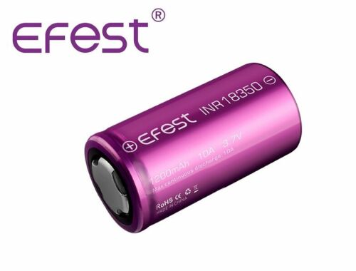 Efest 18350 10A 1200mAH Flat Top Rechargeable Li-lion Battery (1pc/pack)