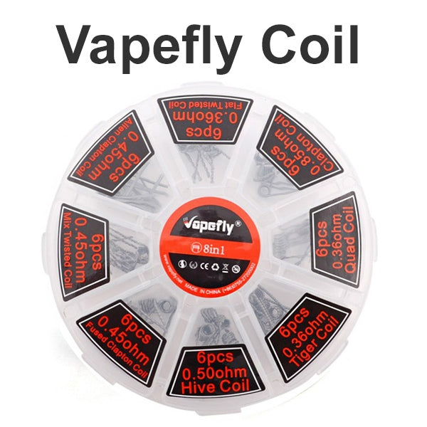 Vapefly 8-in-1 Wire Kit 48pcs Pre Built Coils