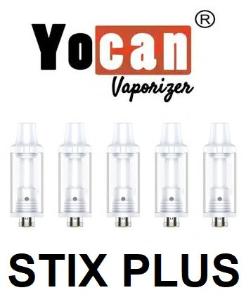 Yocan Stix Plus Empty Refillable Cartridge Vaporizer Tank For THC & CBD Oils